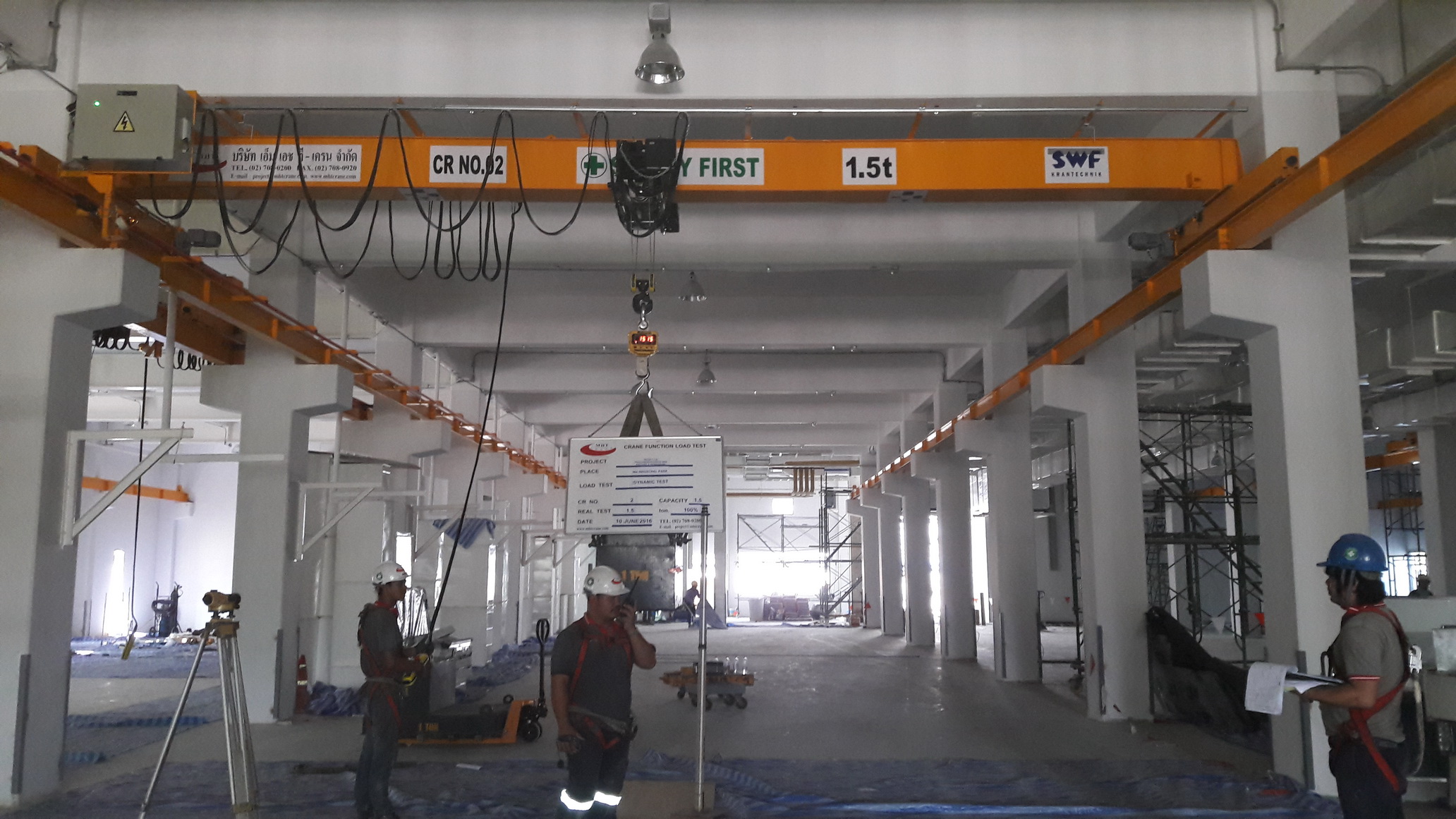 Hoist & Crane function load test